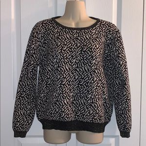 Black n white sweater